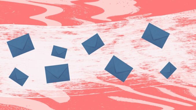 des lettres qui s'envolent